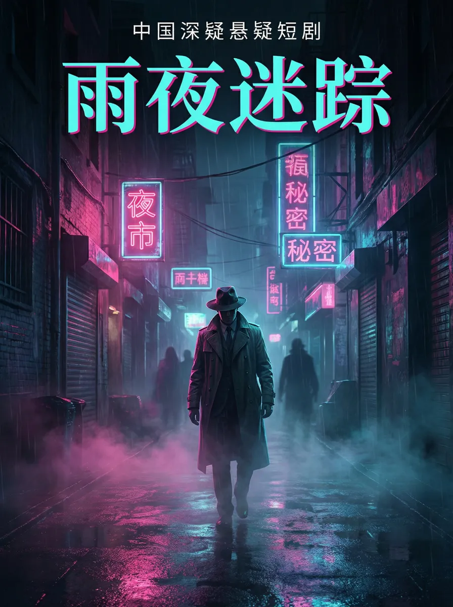 小马大车 悬疑追踪短剧 - 雨夜迷踪海报